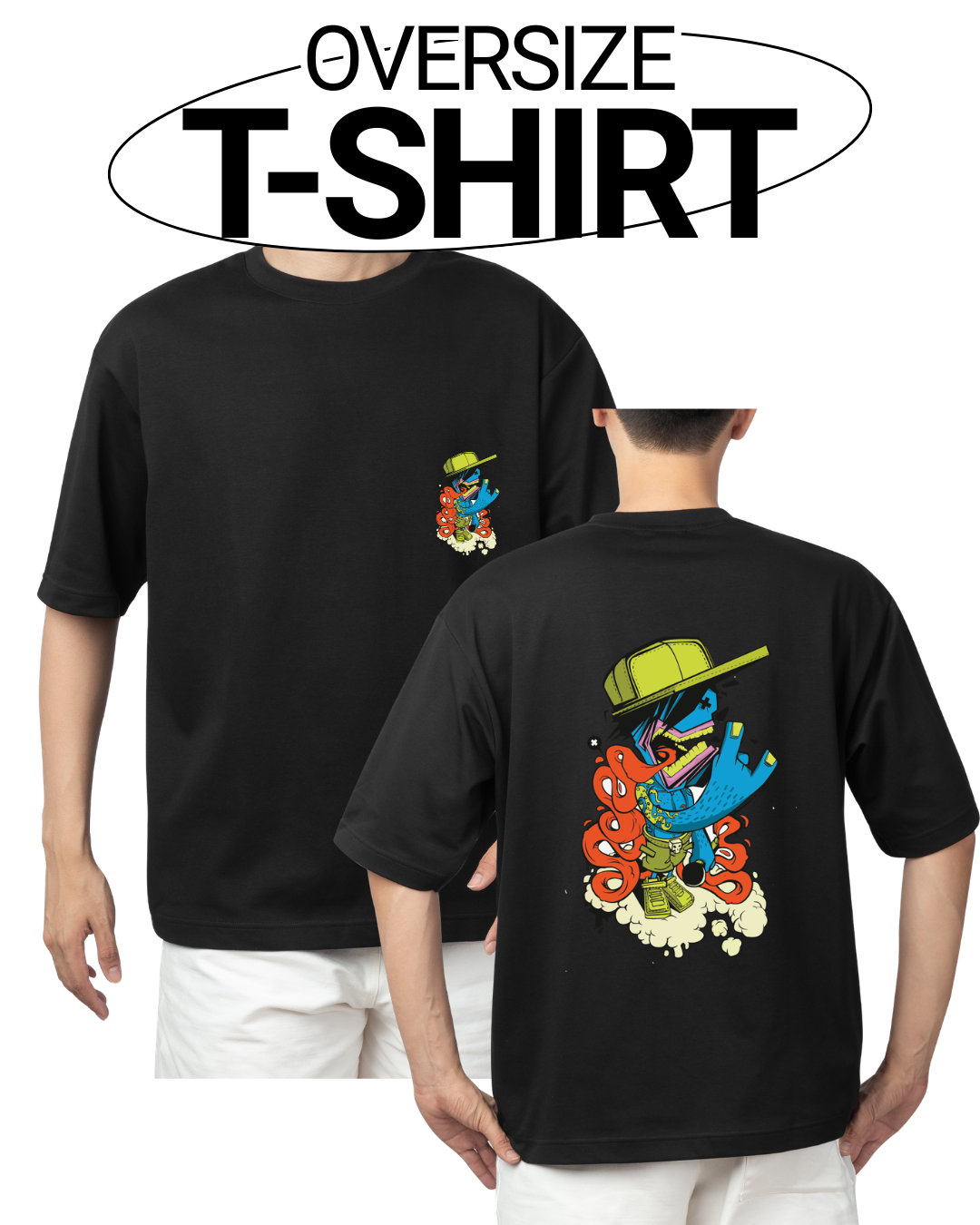 "Boombox Monster" Oversized Classic T-Shirt