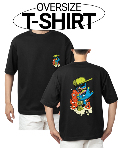 "Boombox Monster" Oversized Classic T-Shirt