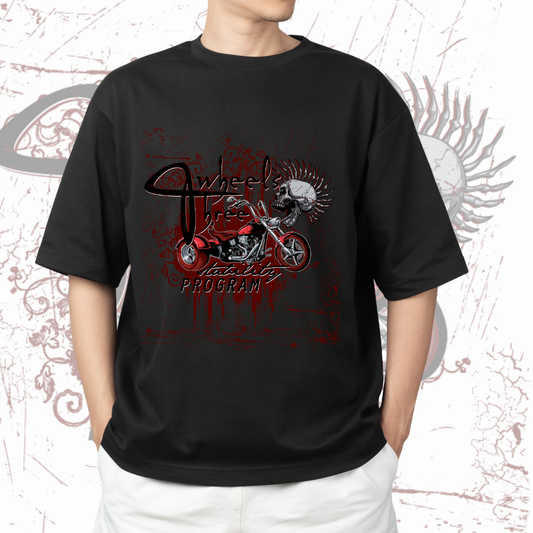 Three-Wheel Rebel Oversized Tee