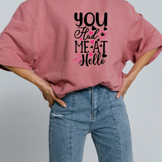 The Hello Heart Oversized Tee