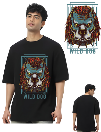Wild Dog – Oversized Graphic Tee