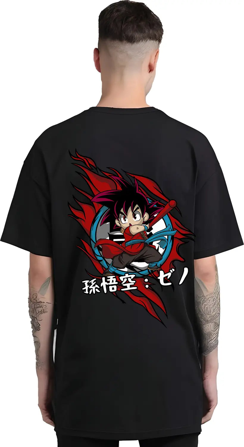 Dragon Ball Z "Kid Goku" Anime Oversized T-Shirt